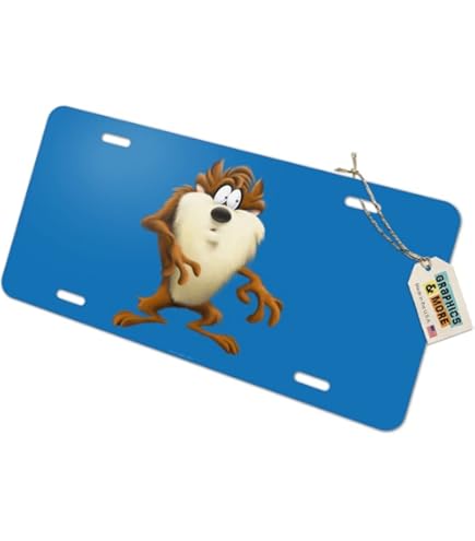 Amazon.com: GRAPHICS & MORE Looney Tunes Taz Novelty Metal